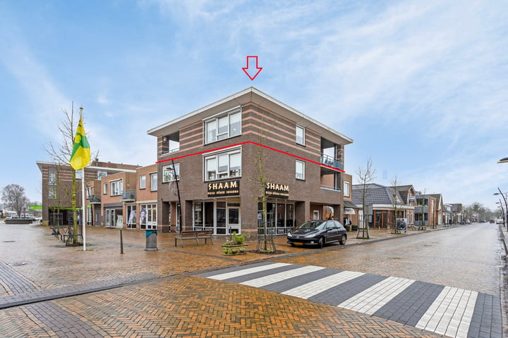 Galerijflat (appartement) Lijteplein 44 in Ureterp