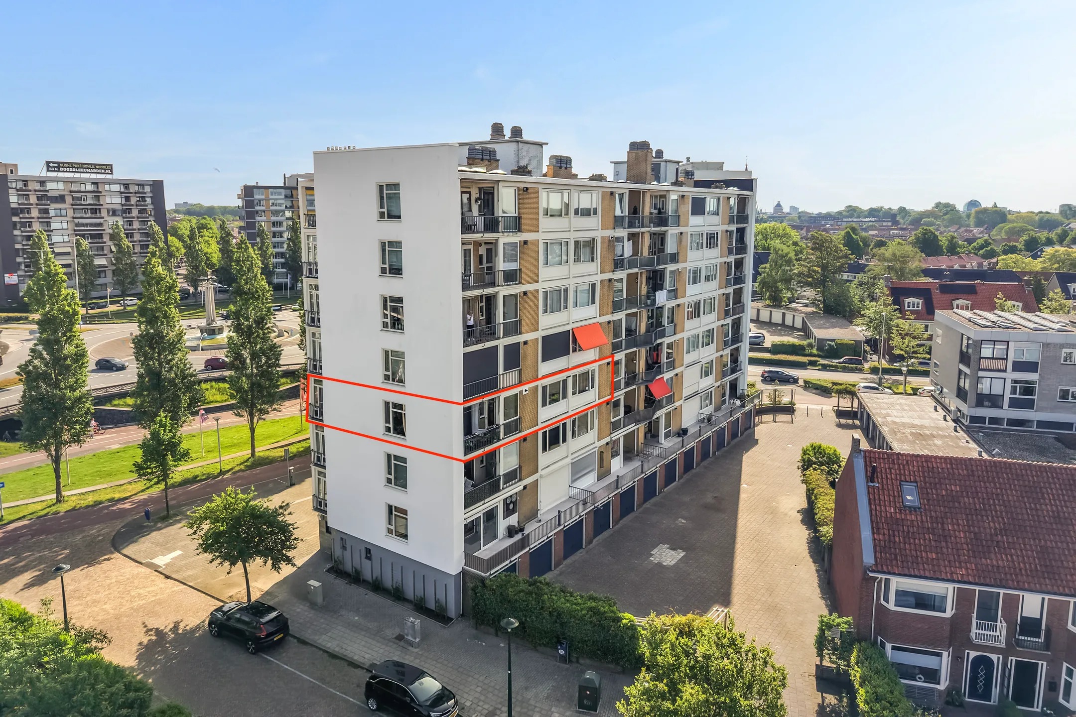 Portiekflat Europaplein 12 c in Leeuwarden
