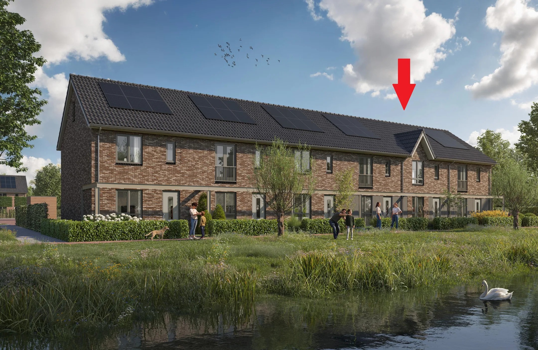 Tussenwoning Witte klaver 2 in Meppel