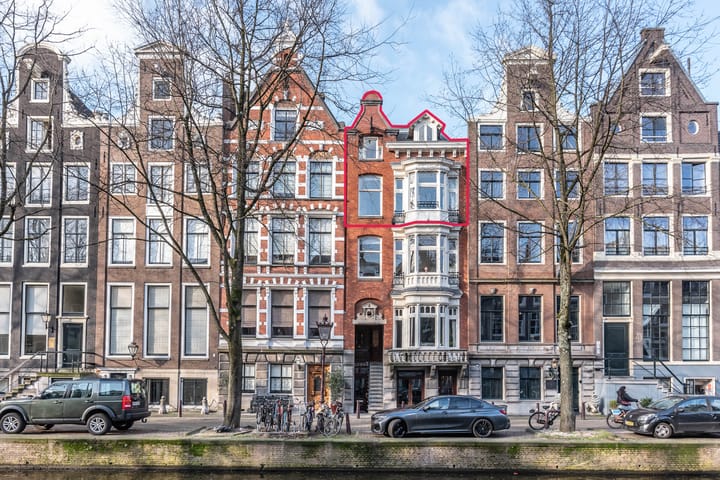 Bovenwoning (dubbel bovenhuis) Leidsegracht 16 E Amsterdam