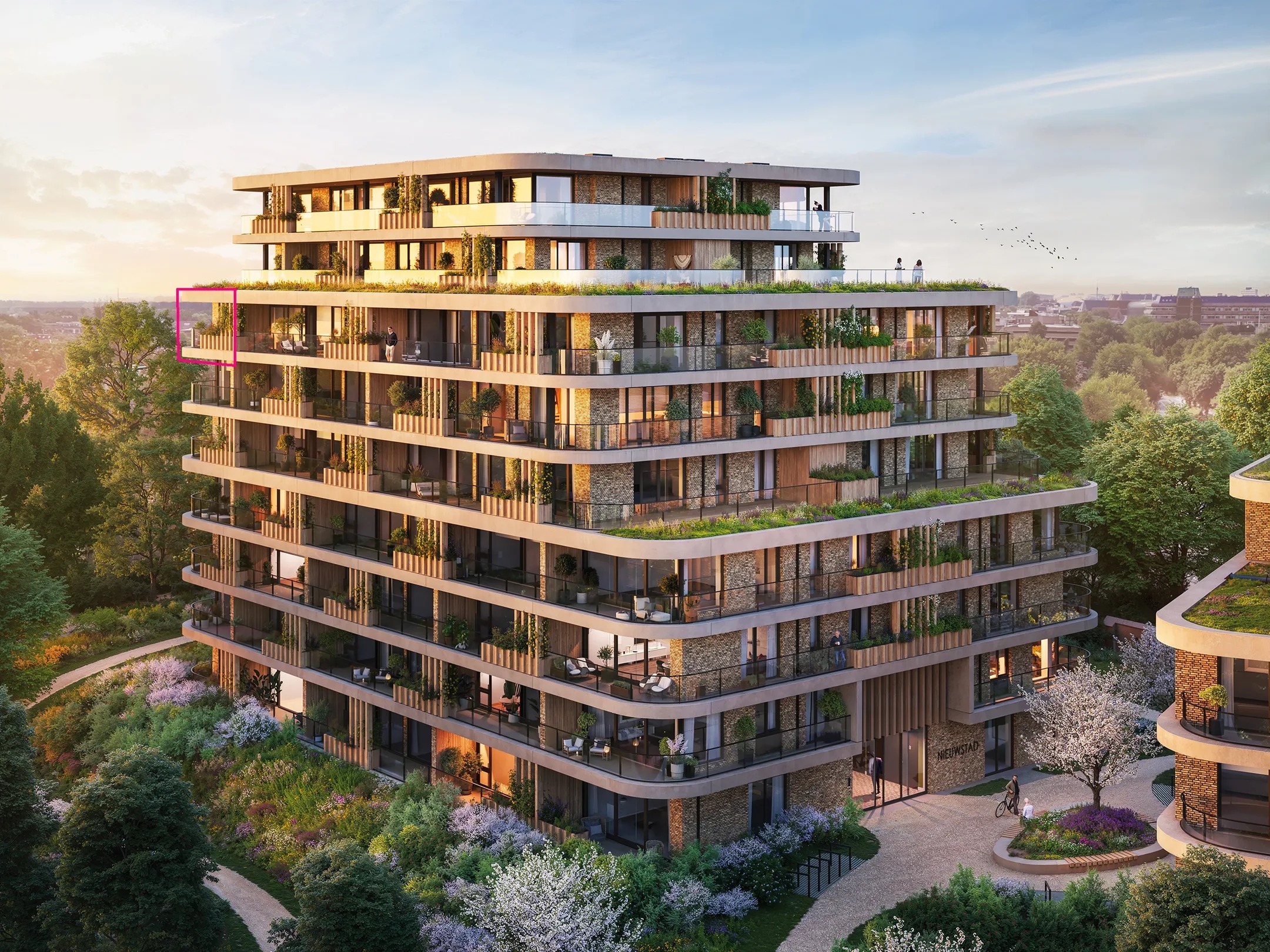 Portiekflat Bisschop Willebrandlaan 222 in Zwolle