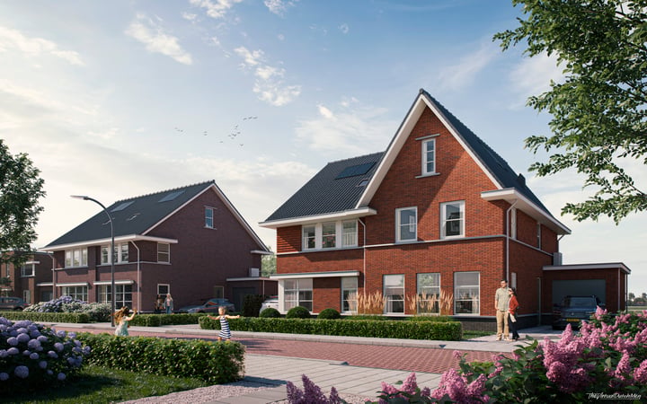 Eengezinswoning, halfvrijstaande woning Dyksfeart 30 Franeker