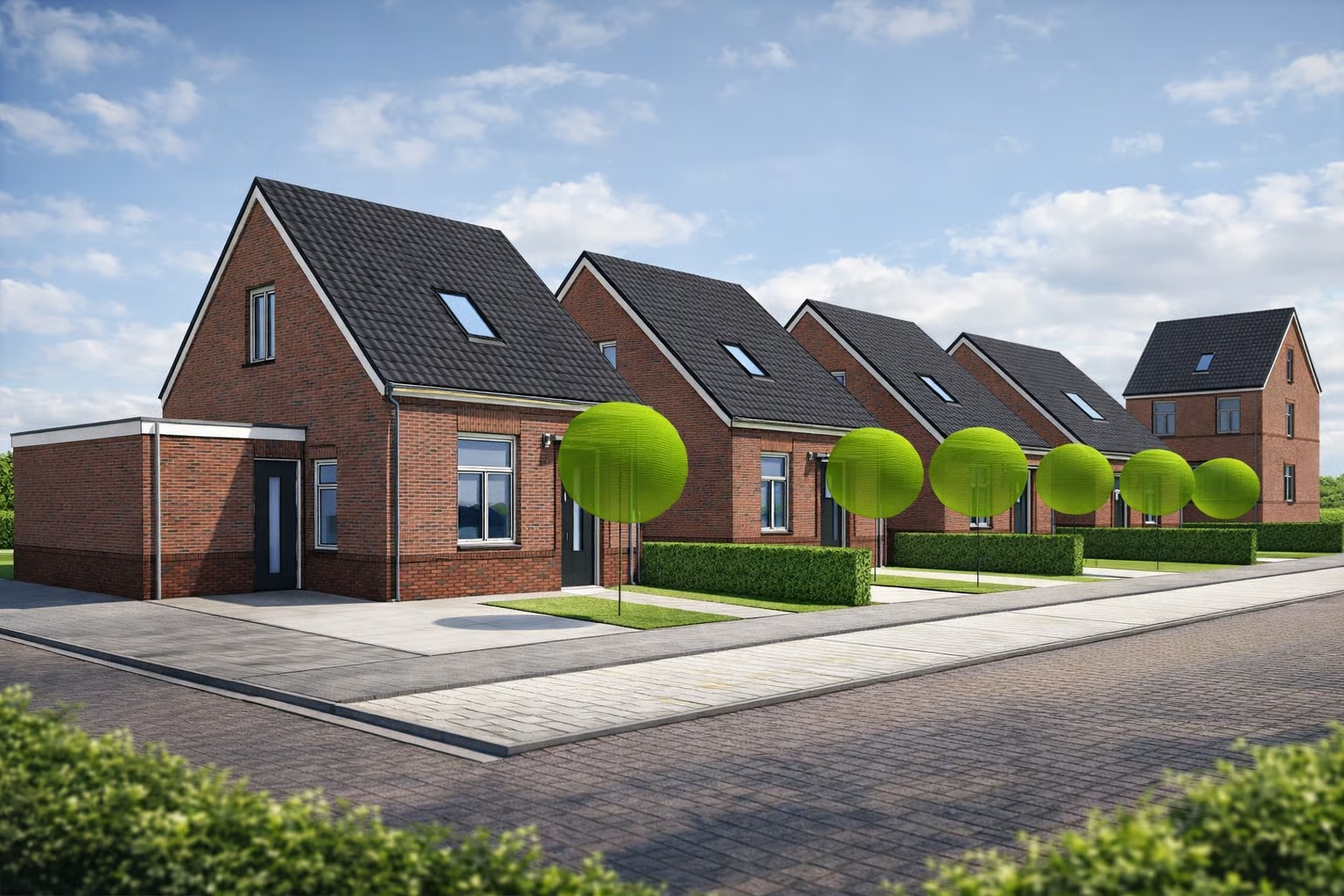 Geschakelde woning (semi-bungalow) Eickerveld 37 in Echt