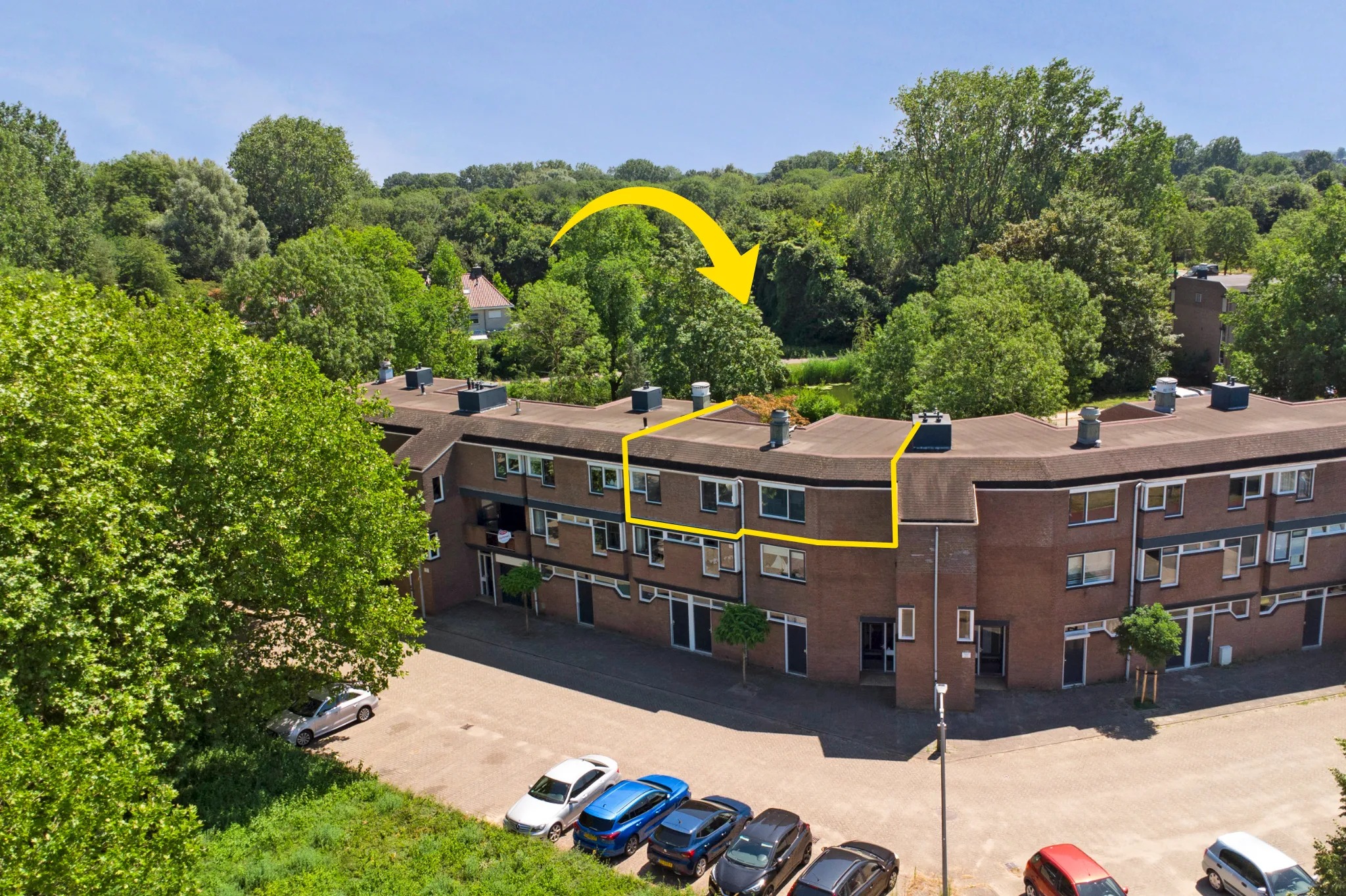 Portiekflat Groningensingel 1075 in Arnhem