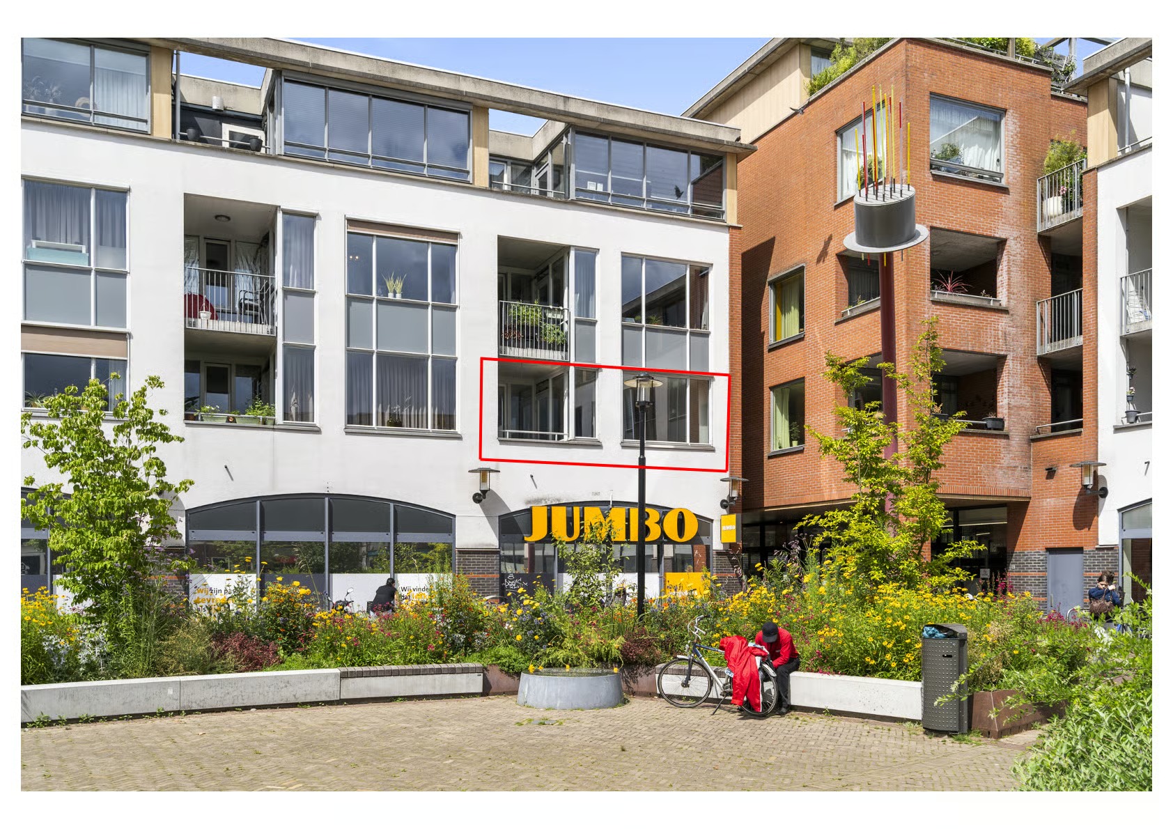 Portiekflat Hoog Maanen 52 in Ede
