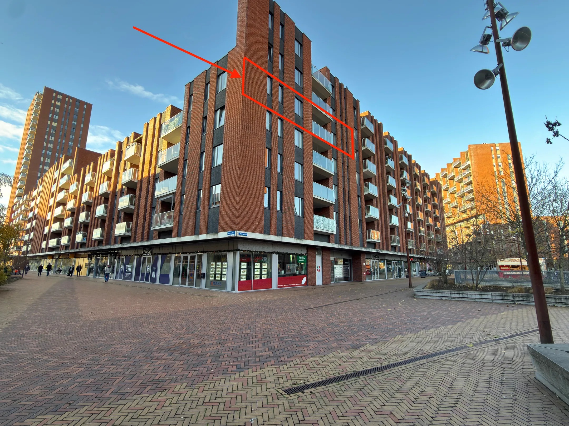 Galerijflat Meerplein 46 in Eindhoven