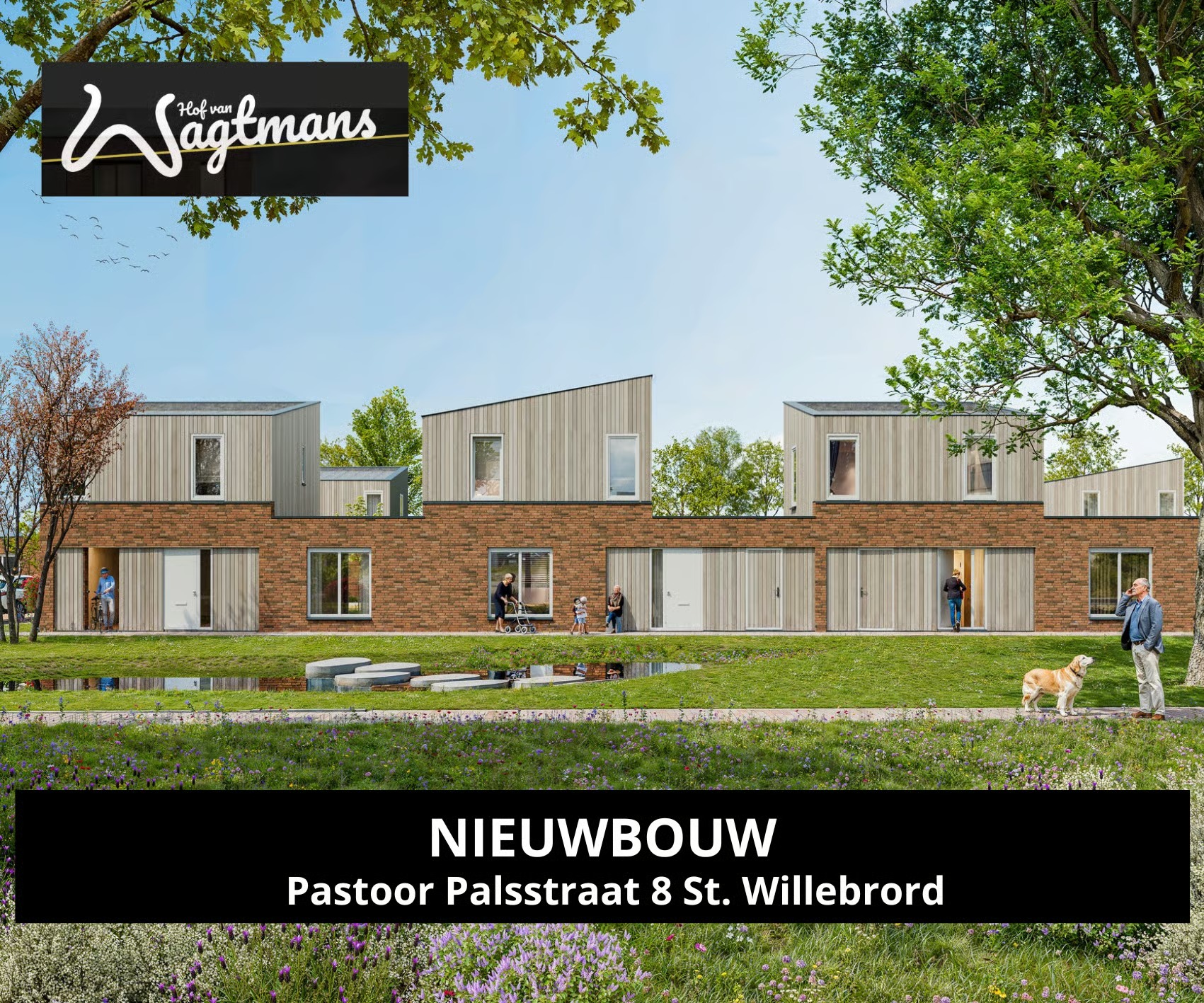 Hoekwoning (patiowoning) Pastoor Palsstraat 8 in St. Willebrord