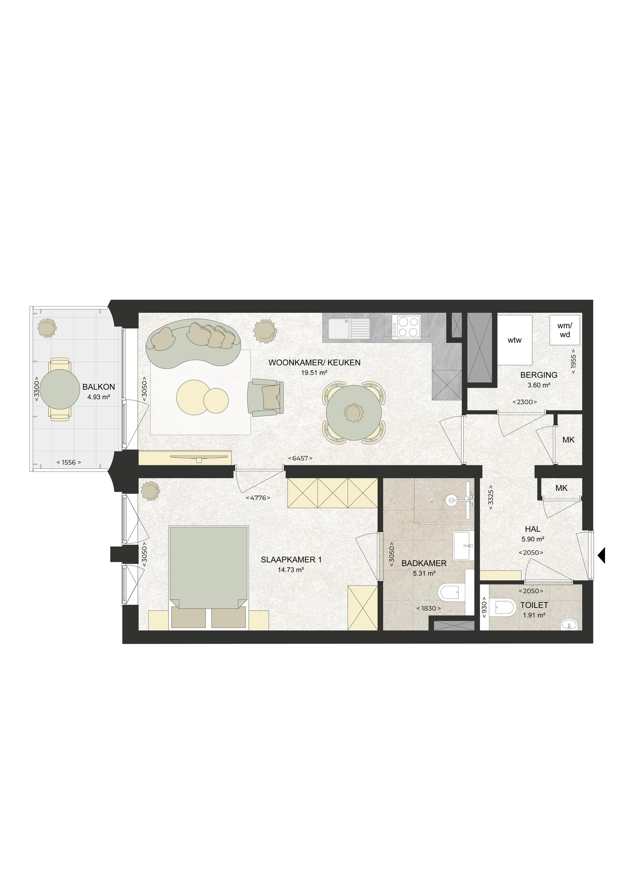 Portiekflat Kennedylaan 320 Haarlem