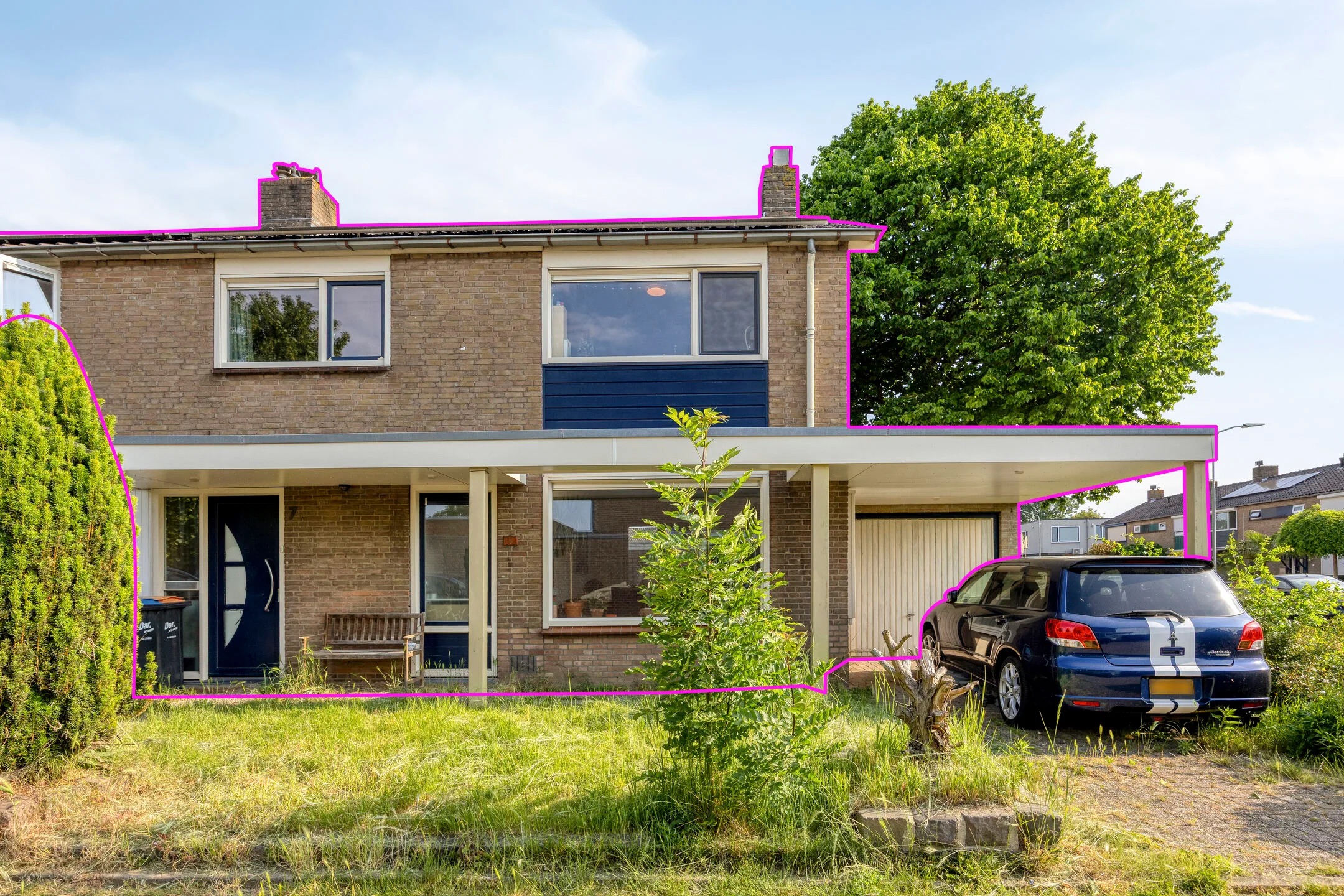 Hoekwoning de Ruyterstraat 7 in Weurt