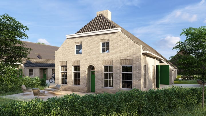Eengezinswoning, hoekwoning Rijksweg 2 c in Staphorst