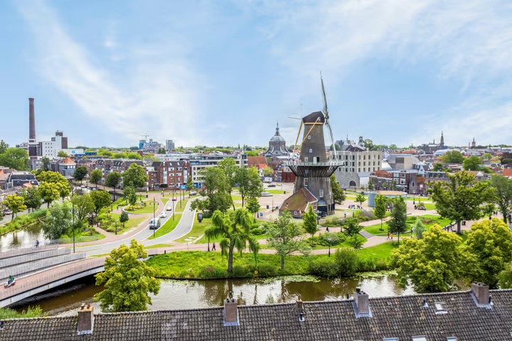 Portiekflat Vliegerstraat 56 in Leiden