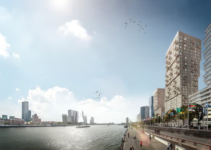 Portiekflat Hertekade 384 Rotterdam
