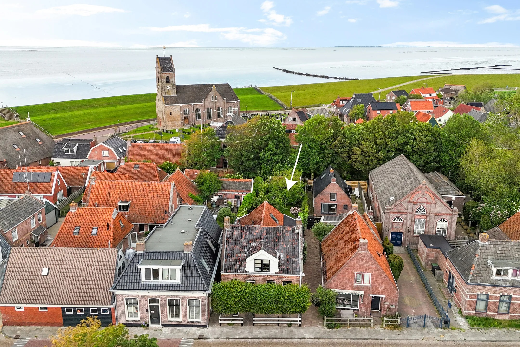 Vrijstaande woning Haadstrjitte 11 in Wierum