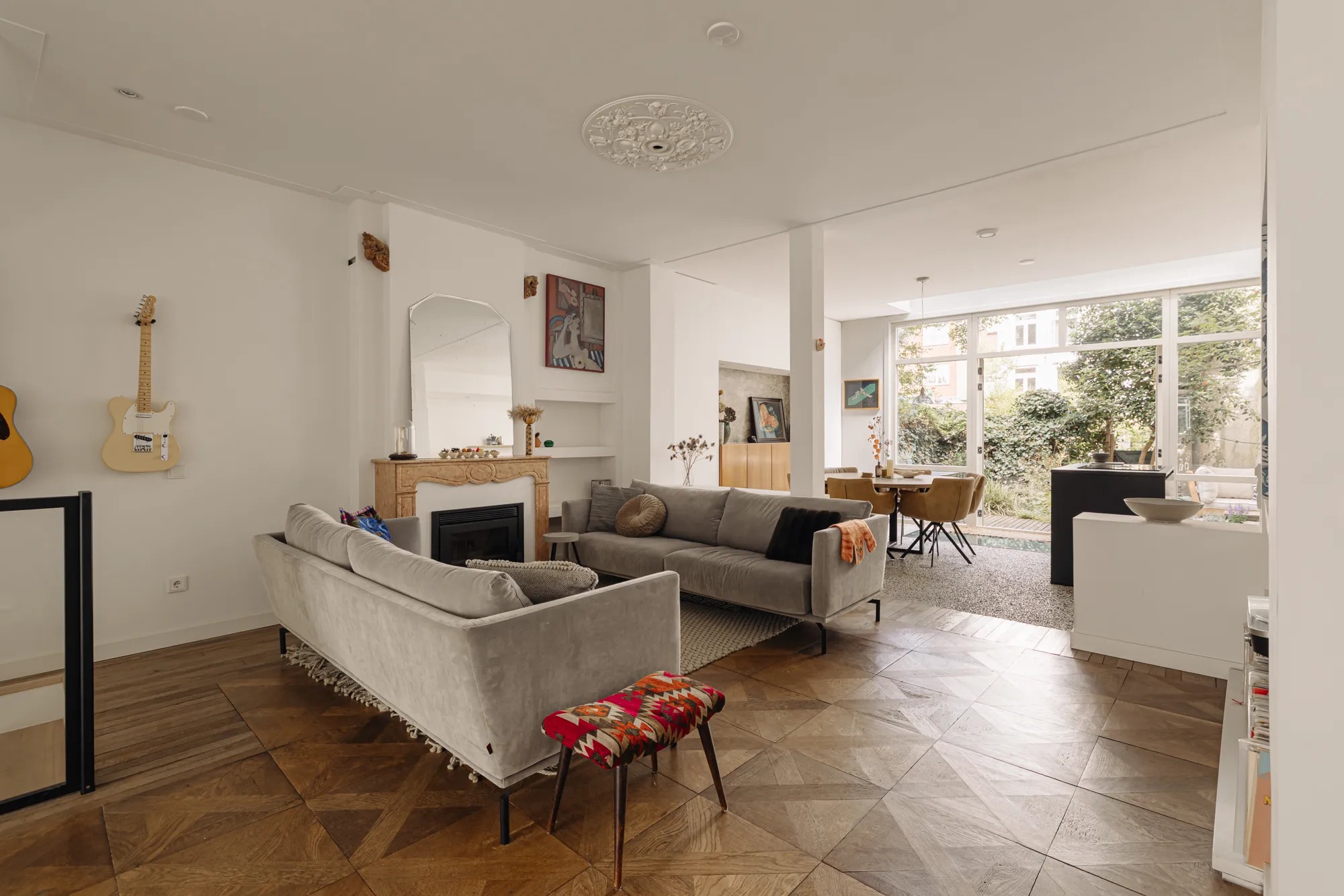 Beneden + bovenwoning Lindenstraat 80 C in Amsterdam