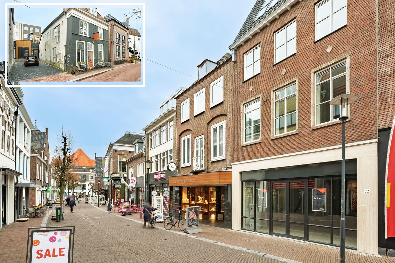 Portiekflat Herenstraat 45 B in Wageningen
