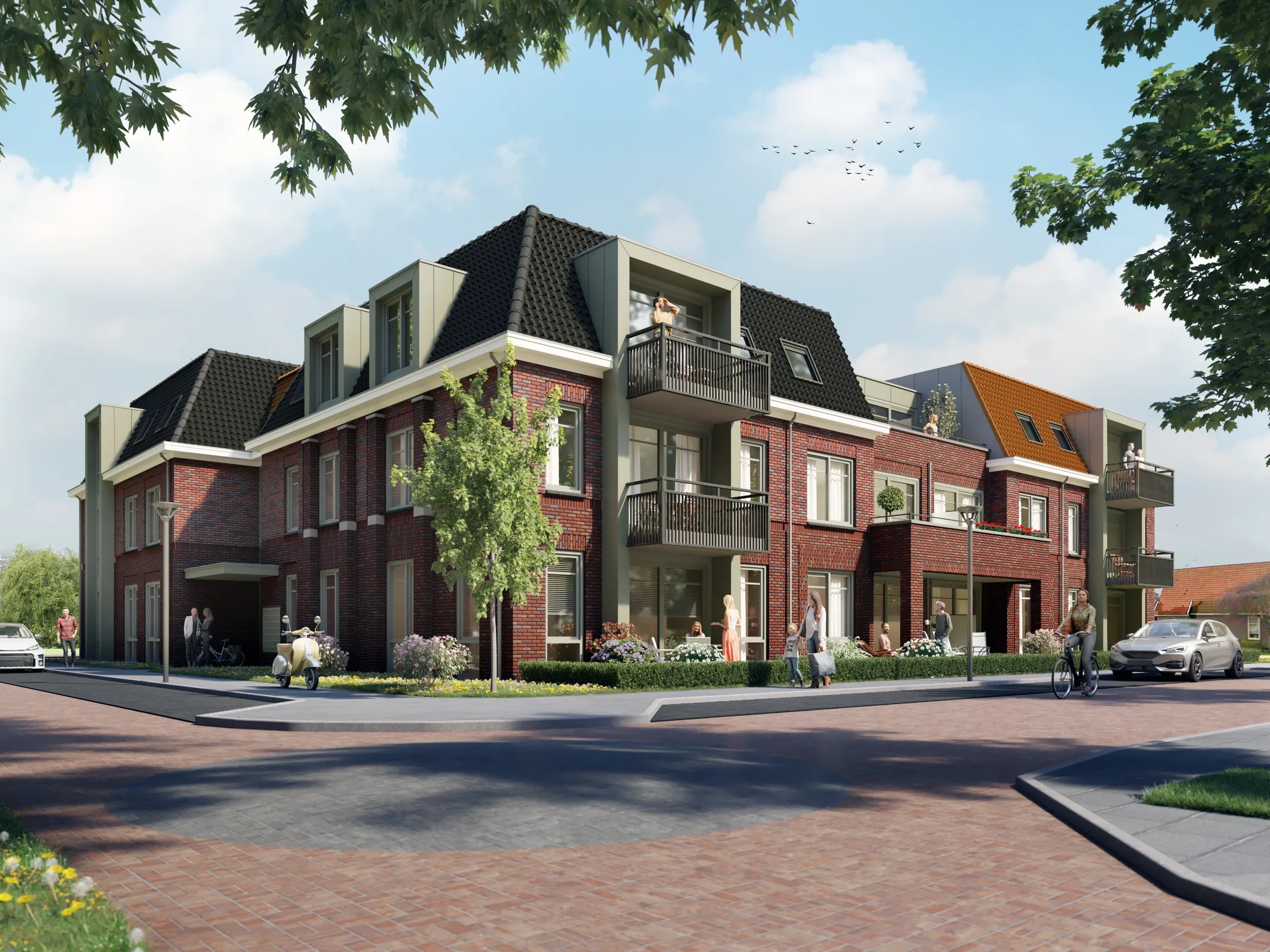 Portiekflat St.Laurentiusstraat 1 E in Hoogkarspel