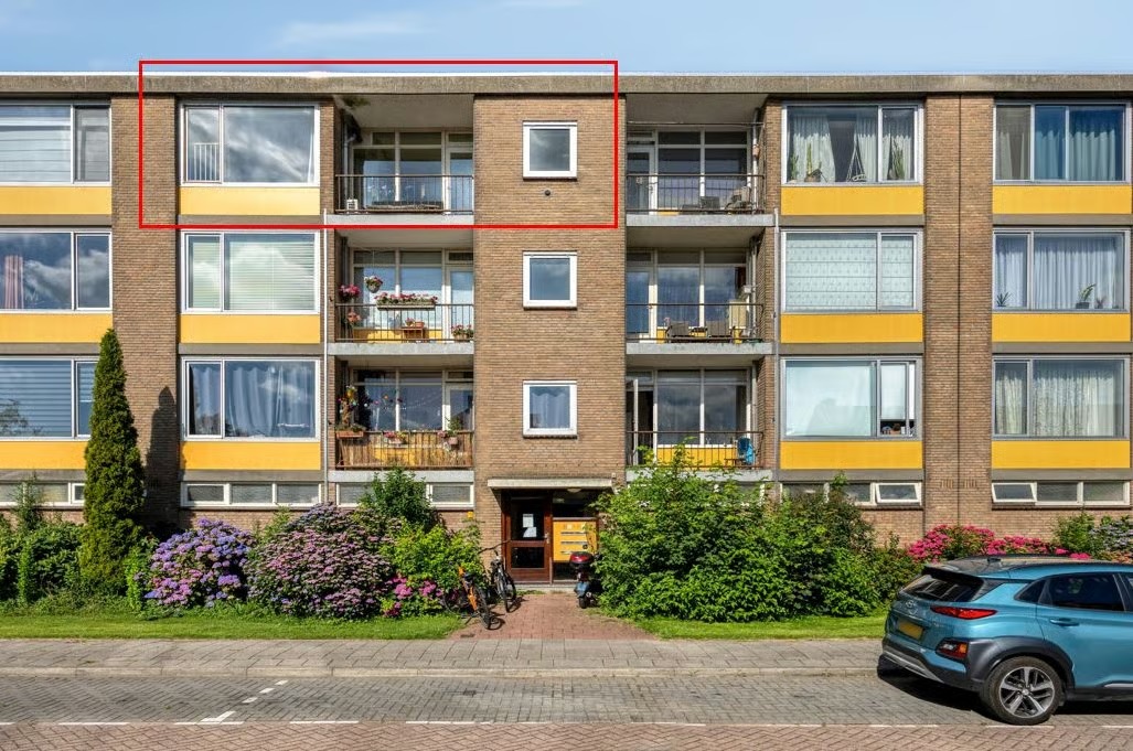 Portiekflat Willem de Rijkelaan 138 in Waddinxveen