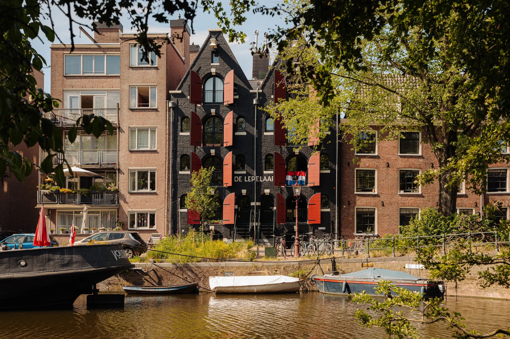 Dubbel benedenhuis Realengracht 30 in Amsterdam