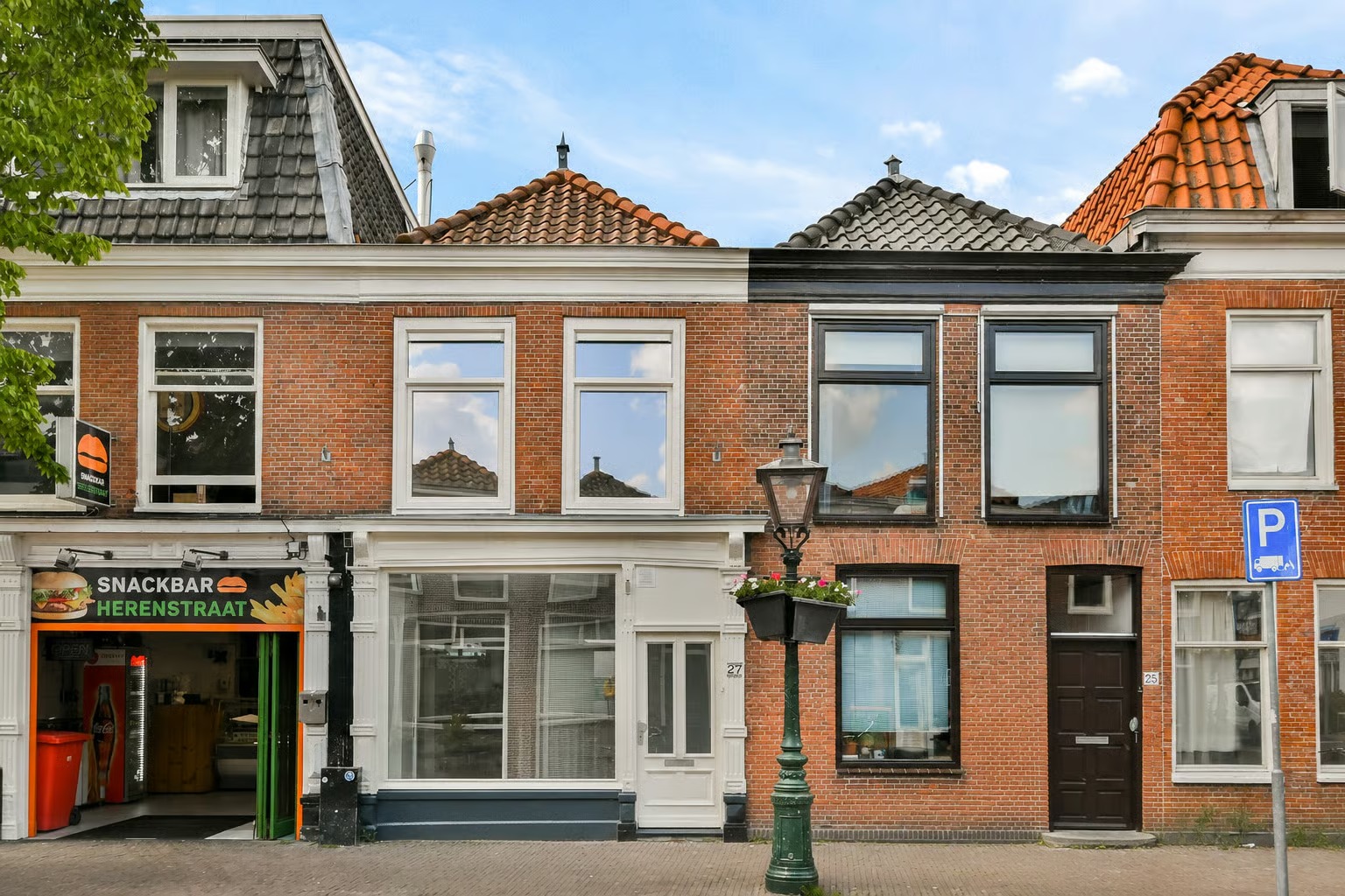 Tussenwoning Herenstraat 27 in Leiden