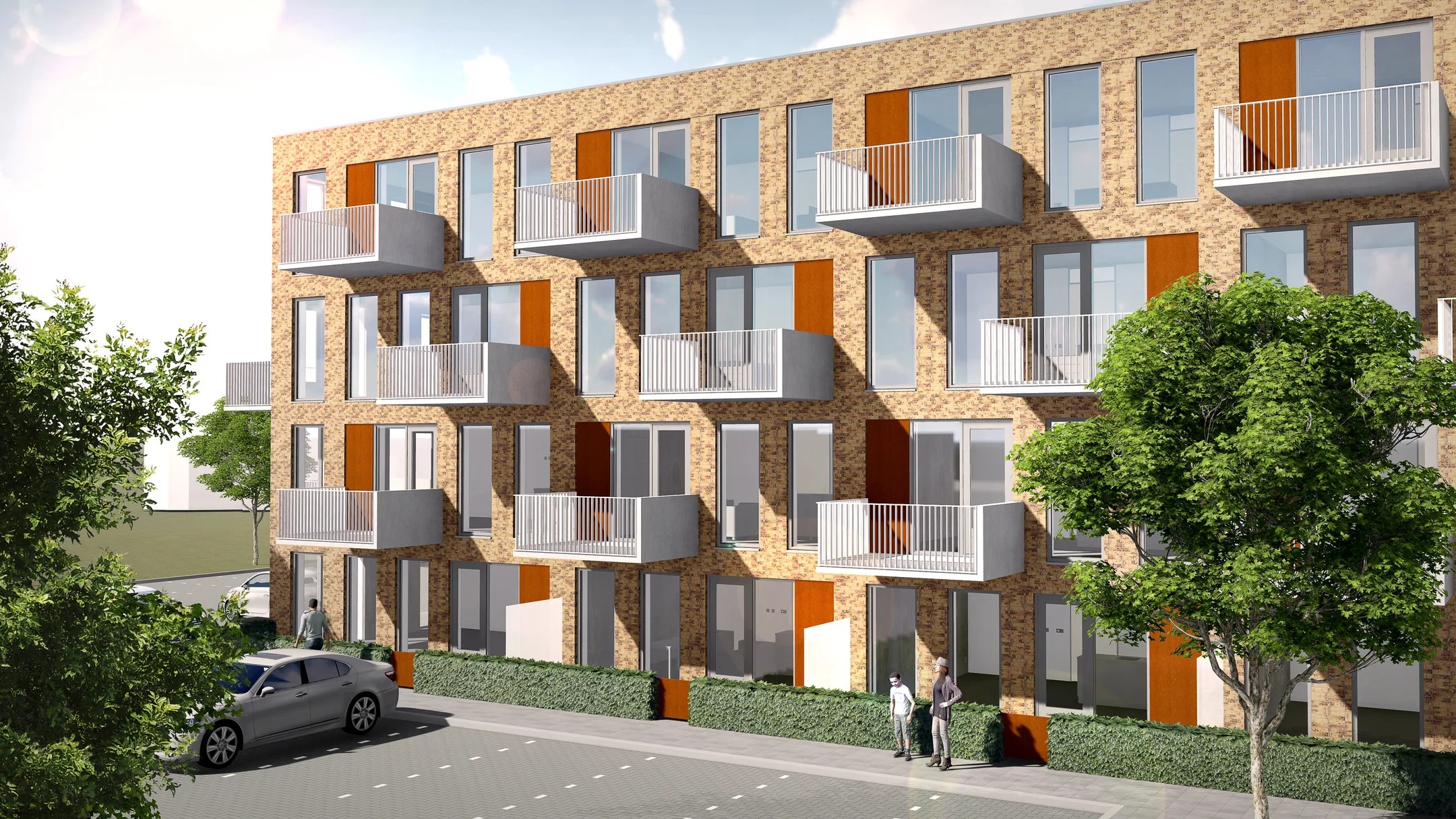 Galerijflat Ambachtsmark 4 E in Almere