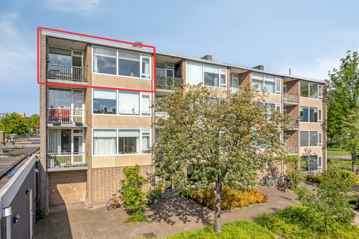 Portiekflat Edisonlaan 107 in Apeldoorn