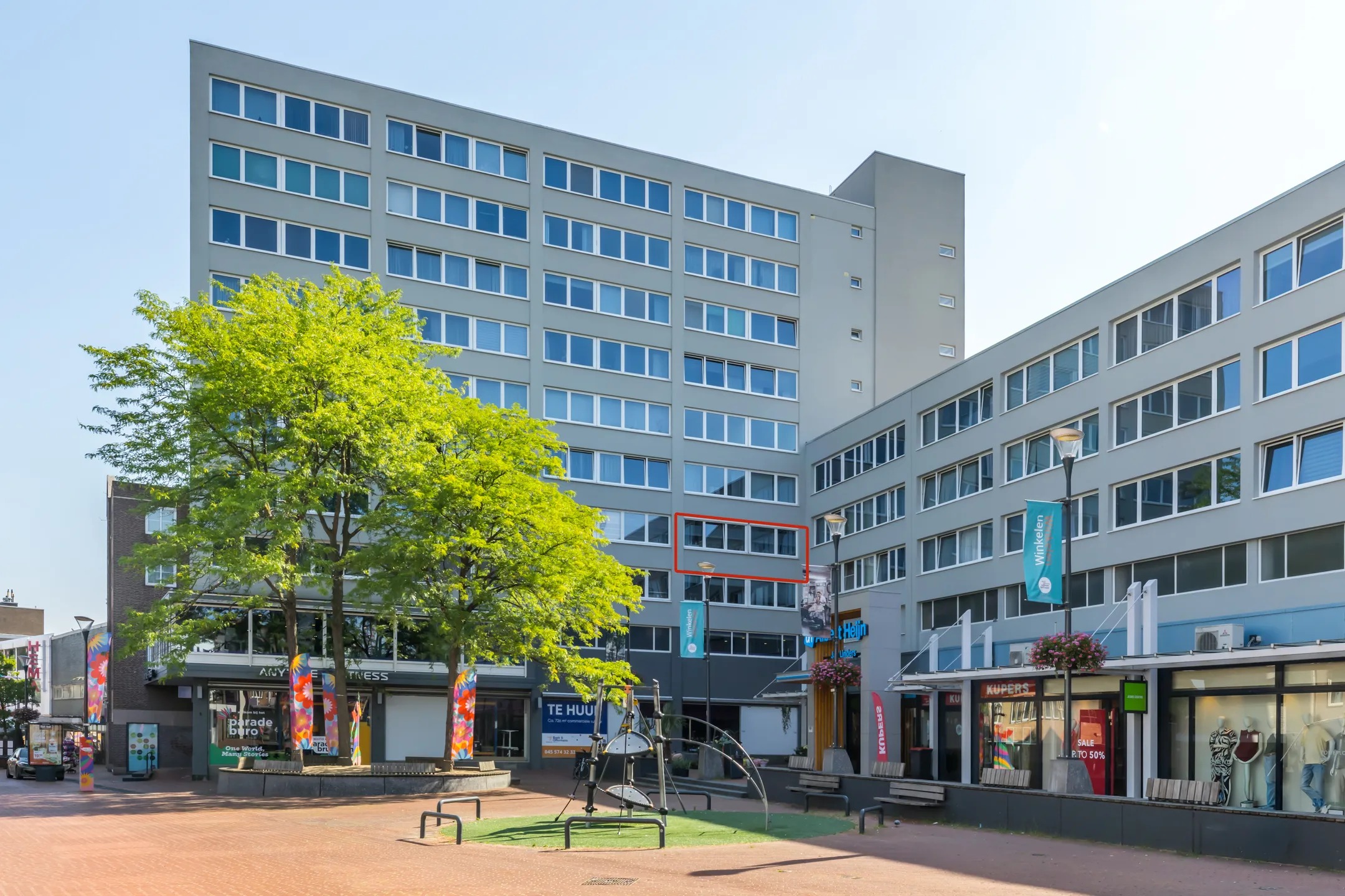 Galerijflat Kerkstraat 100 in Brunssum