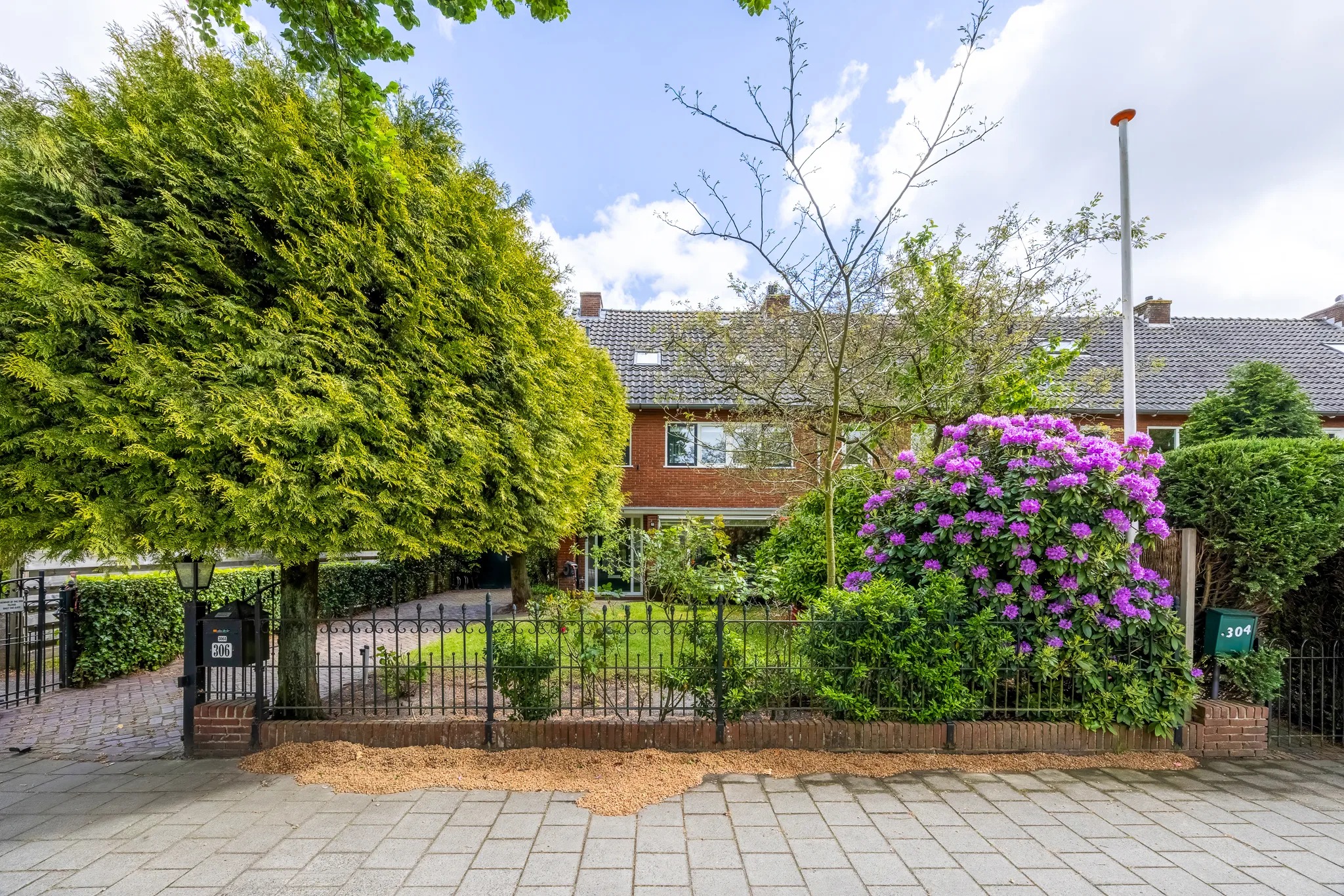 Hoekwoning Ceintuurbaan 306 in Bussum