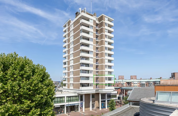 Portiekflat Burgemeester Loeffplein 22 in 's-Hertogenbosch