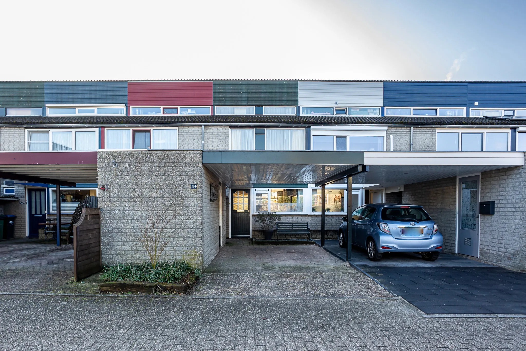 Tussenwoning van de Veldeweg 43 in Groesbeek