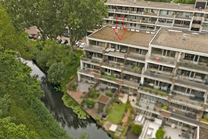 Galerijflat Heuvellaan 84 in Gouda