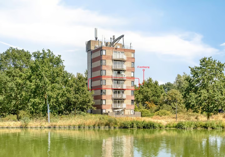 Portiekflat Brouwhuissedijk 55 in Helmond