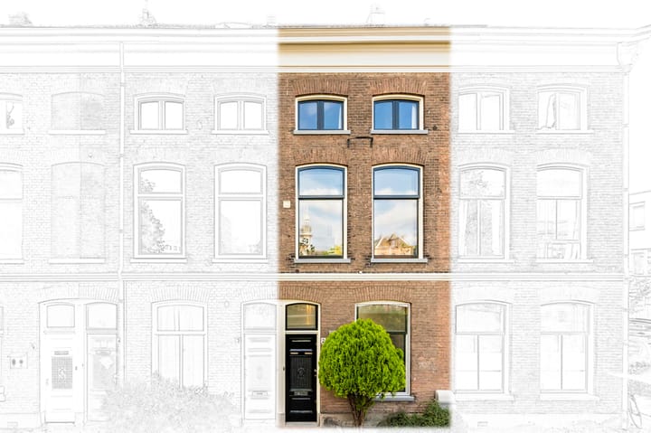Herenhuis, tussenwoning Parallelweg 2 Delft