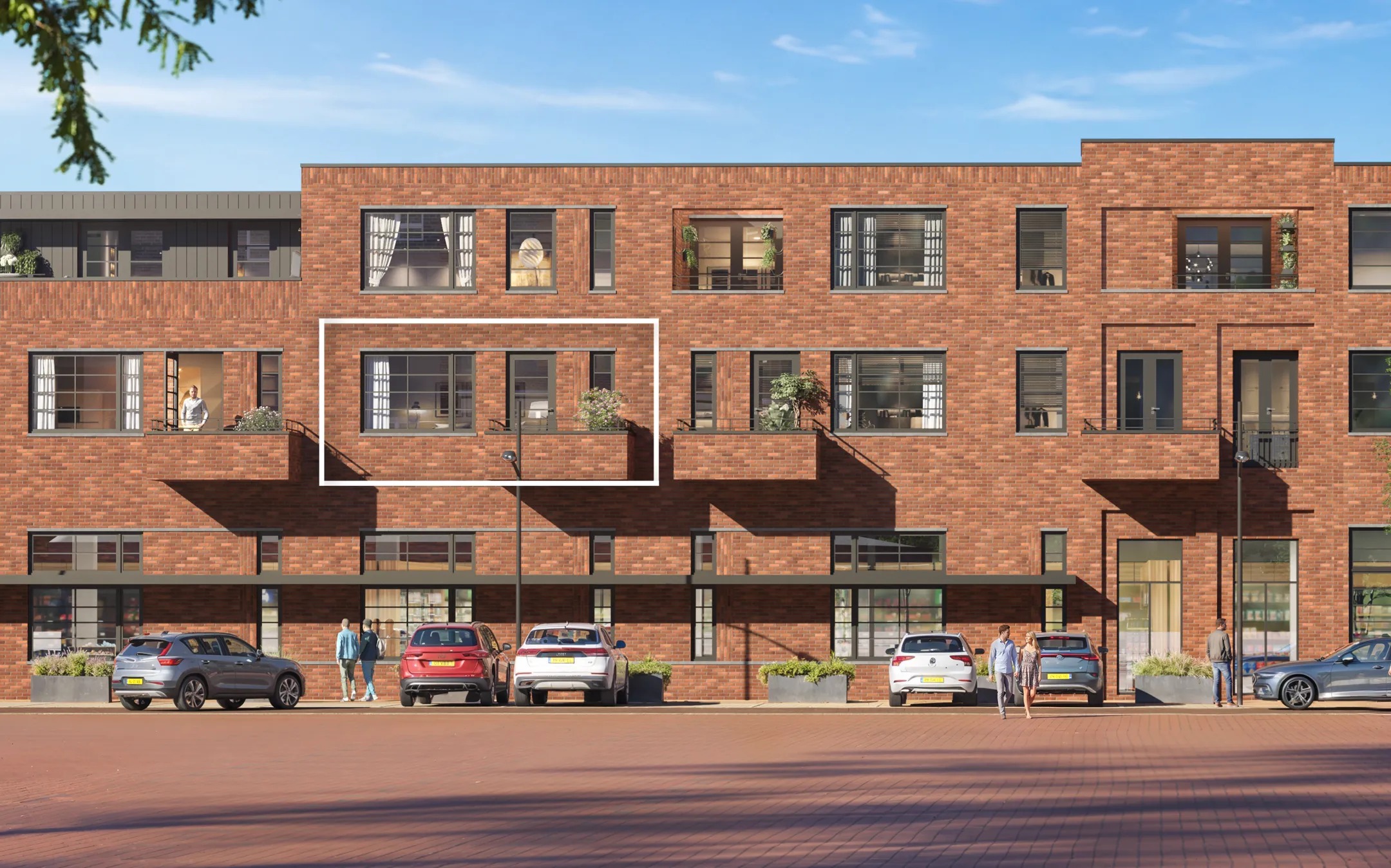 Galerijflat Borg. Oosterwijkbrink 107 in Oosterwolde