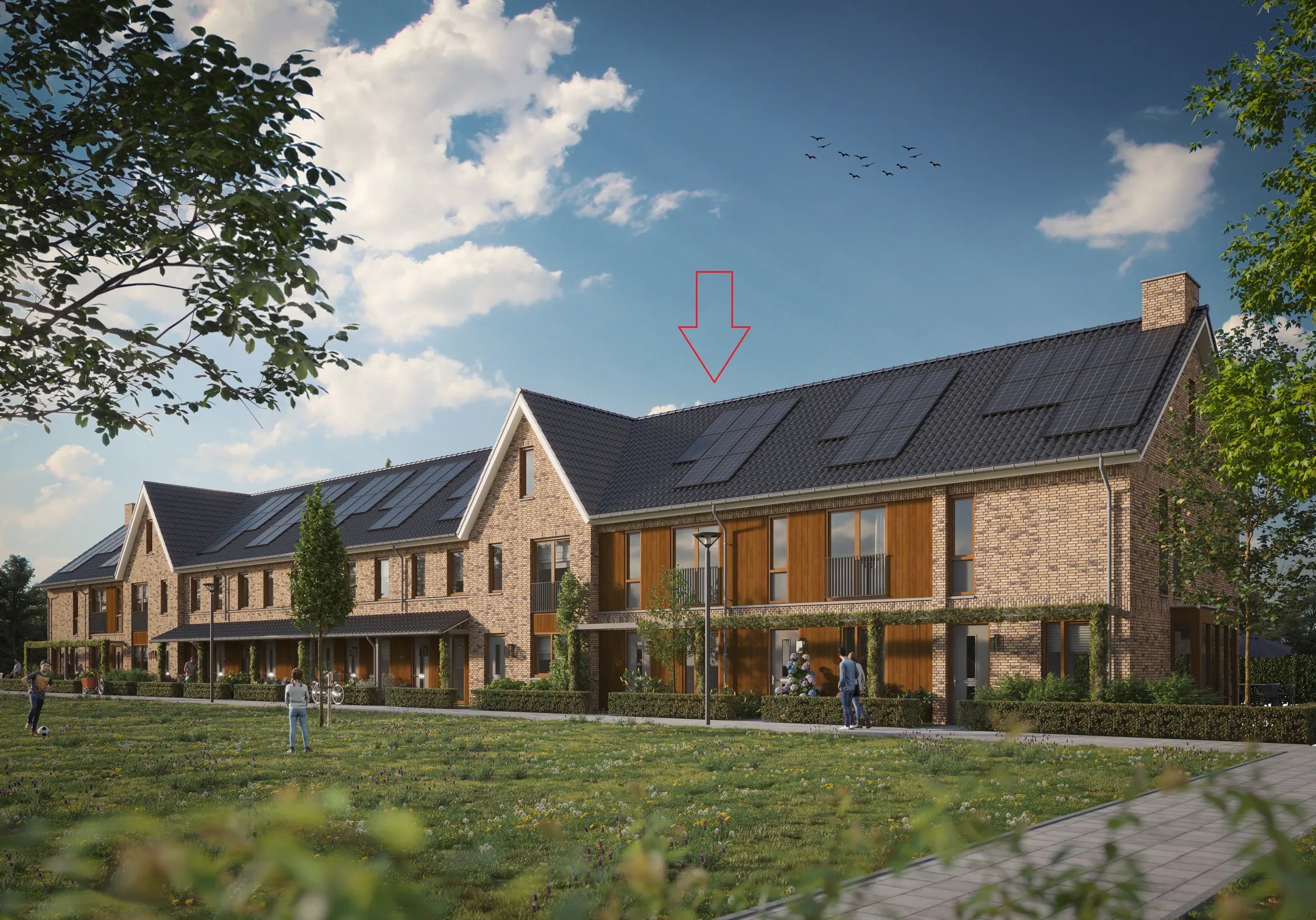 Tussenwoning Stellingmolen 14 in Geffen